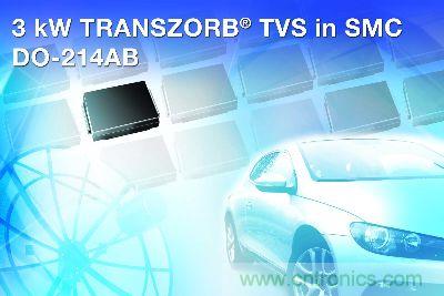 圖題:Vishay新款表面貼裝TRANSZORB雙向TVS