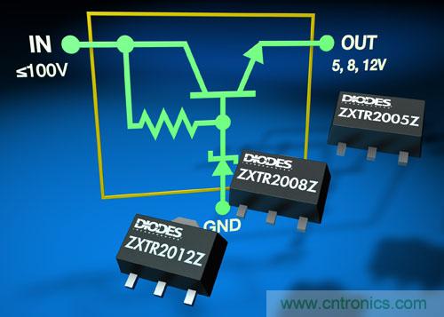  Diodes全新集成高壓穩(wěn)壓器晶體管，顯著提升功率密度和減少器件數(shù)量