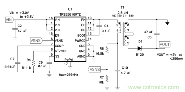史上最簡(jiǎn)隔離式偏壓電源電路,零件少價(jià)格低