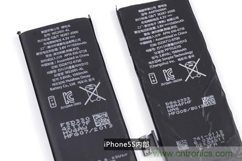 土豪金iPhone 5S拆解：內(nèi)部結(jié)構(gòu)升級(jí)，維修難度增加
