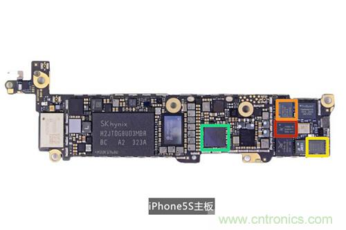 土豪金iPhone 5S拆解：內(nèi)部結(jié)構(gòu)升級(jí)，維修難度增加
