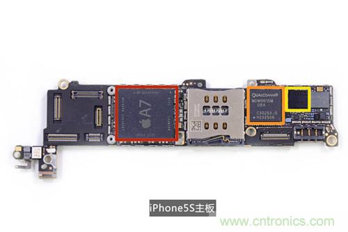 土豪金iPhone 5S拆解：內(nèi)部結(jié)構(gòu)升級(jí)，維修難度增加