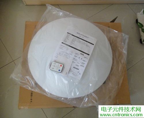 高端大氣上檔次！智能遙控調(diào)光LED吸頂燈拆解