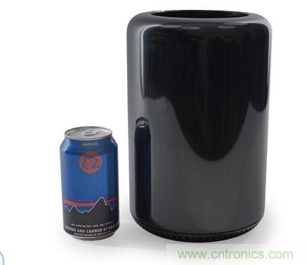 全新Mac Pro真的非常小，這是與易拉罐的對比