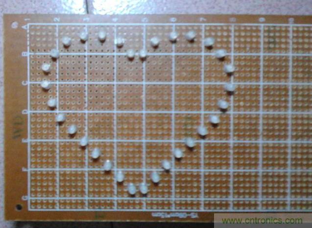 三八節(jié)將至！DIY心形LED流水燈！你們懂的~