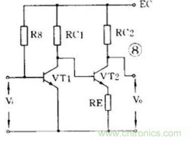 雙管直耦放大器