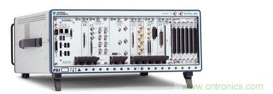 NI PXI Express機(jī)箱包含射頻分析儀和發(fā)生器、矢量網(wǎng)絡(luò)分析儀、開(kāi)關(guān)、電源和嵌入式計(jì)算機(jī)