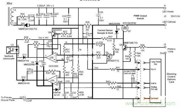 方案詳解:PWM調(diào)光的離線高功率LED街燈電路驅(qū)動