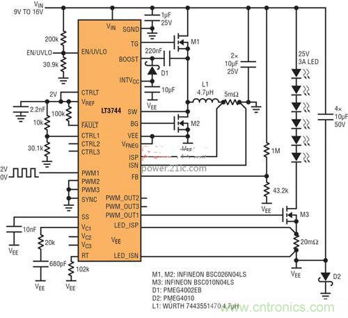 限制功率損耗？把同步降壓LED驅(qū)動(dòng)器當(dāng)成升壓轉(zhuǎn)換器行不行？