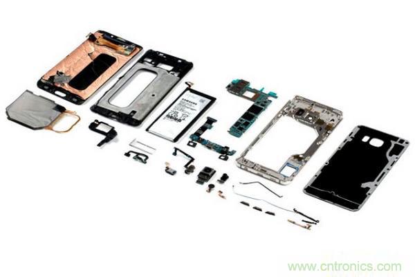 三星S6 Edge+拆解：比S6 Edge加在哪里？