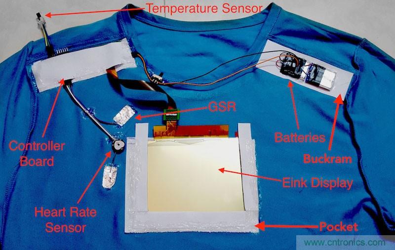 如何DIY一款能監(jiān)控個(gè)人情緒的電子T恤？
