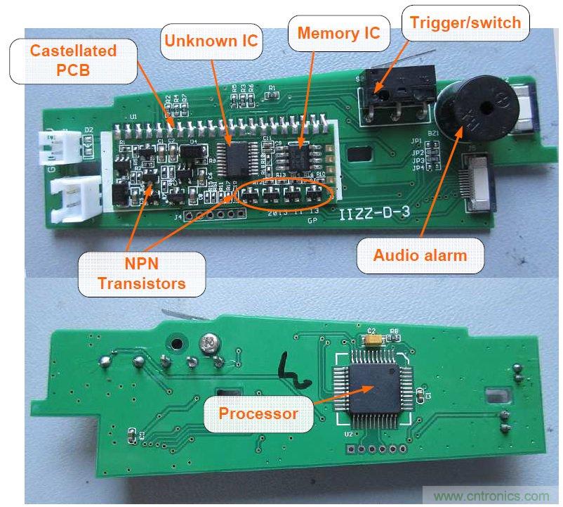 拆解45美元的藍(lán)牙無線條碼掃描槍，發(fā)現(xiàn)里面鏡中有鏡
