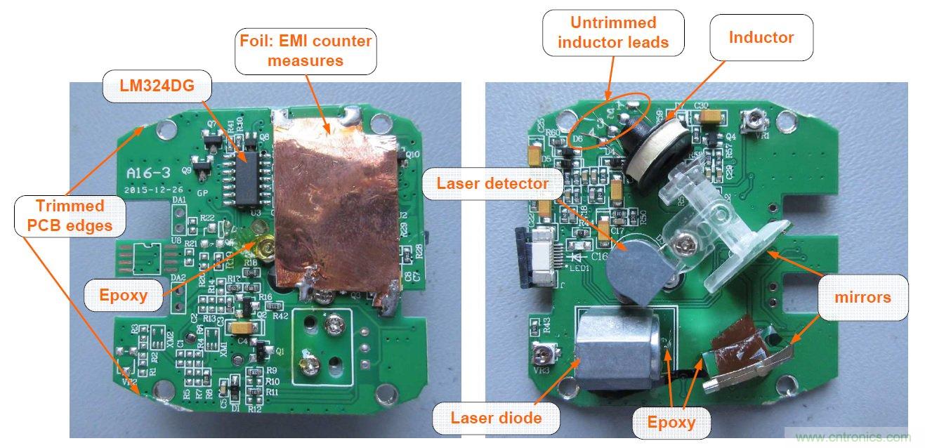 拆解45美元的藍(lán)牙無線條碼掃描槍，發(fā)現(xiàn)里面鏡中有鏡