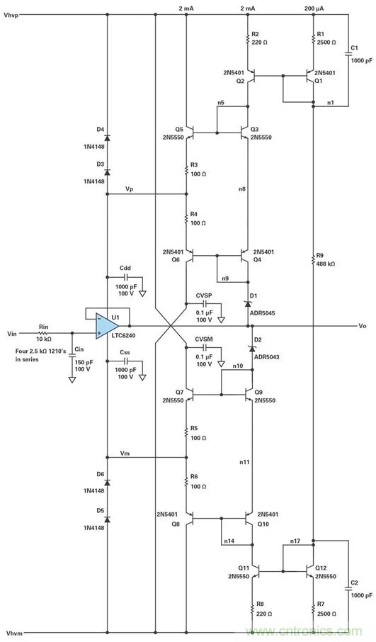 低壓變高壓，運(yùn)算放大器自舉實(shí)現(xiàn)更優(yōu)性能！
