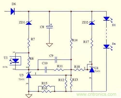 LED驅(qū)動(dòng)電源：3個(gè)電路巧妙利用TL431來恒流！