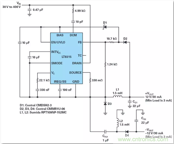 這是真的嗎？采用單IC也能構(gòu)建緊湊、高效的雙極性穩(wěn)壓器？