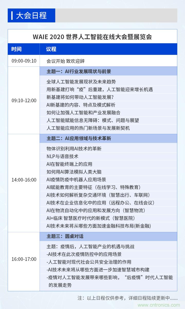 燃AI引擎，WAIE 2020世界人工智能大會震撼來襲！