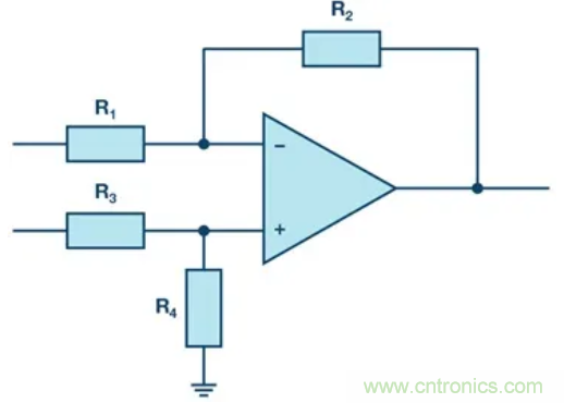提高差分放大器的共模抑制比，電阻的選擇很關(guān)鍵