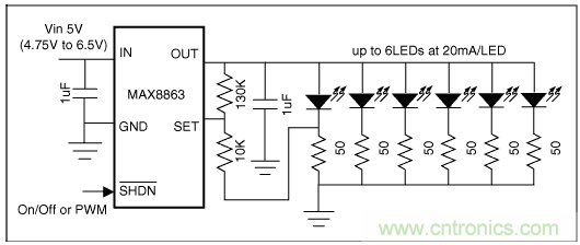 如何利用低成本線性穩(wěn)壓器改善白光LED？