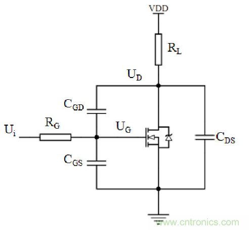 MOSFET的寄生電容是如何影響其開關速度的？