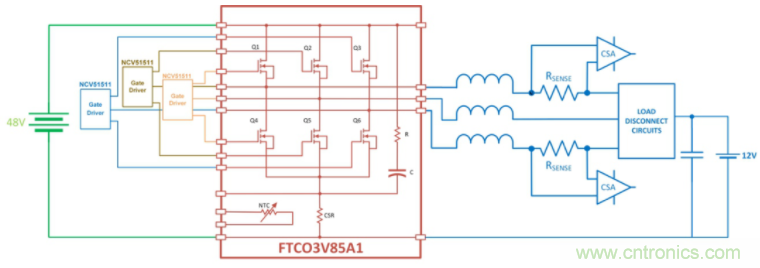 在輕度混合動(dòng)力汽車(chē)中利用功率模塊和寬禁帶實(shí)現(xiàn)雙電池管理