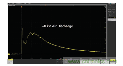 如何使用示波器檢驗(yàn)ESD仿真器？