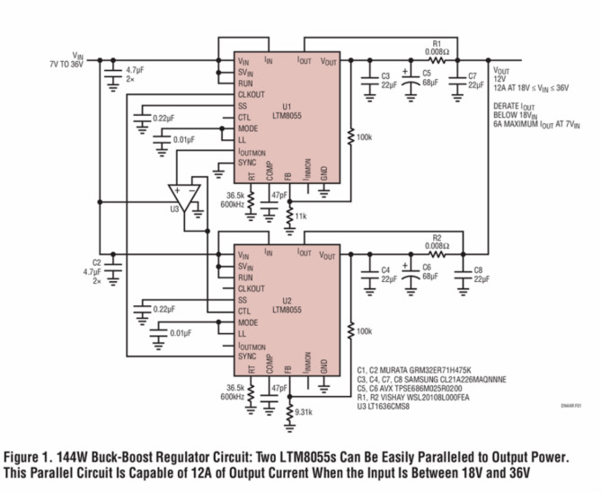 助你輕松并聯(lián)增加輸出功率，這款&mu;Module穩(wěn)壓器你愛了沒？