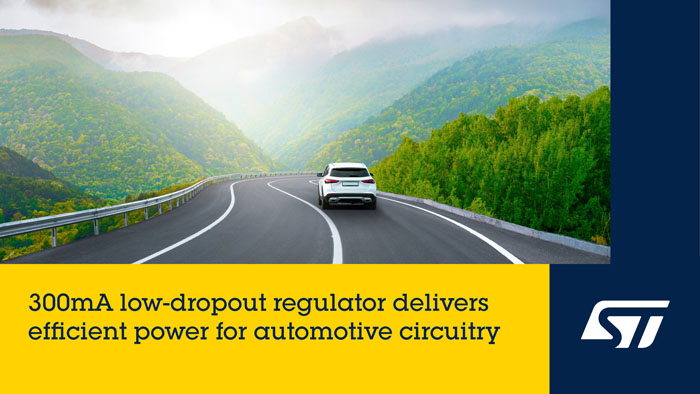 電池壽命守護(hù)者:意法半導(dǎo)體推出專為長續(xù)航設(shè)計的車規(guī)線性穩(wěn)壓器 電池壽命守護(hù)者:意法半導(dǎo)體推出專為長續(xù)航設(shè)計的車規(guī)線性穩(wěn)壓器