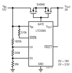 為敏感電路提供過壓及電源反接保護(hù)！