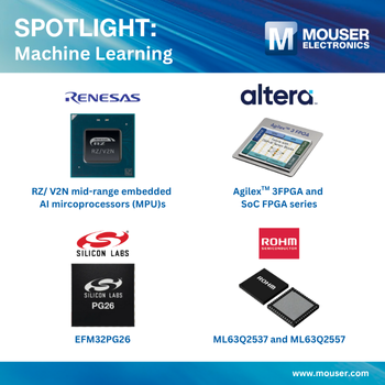 貿(mào)澤電子擴(kuò)展嵌入式AI硬件陣營：多款專用處理器與加速器新品上線